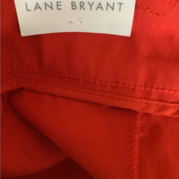 Lane Bryant Size 24 Red 4-Season Slim Ankle Pants. New With Tags - Picture 9 of 10